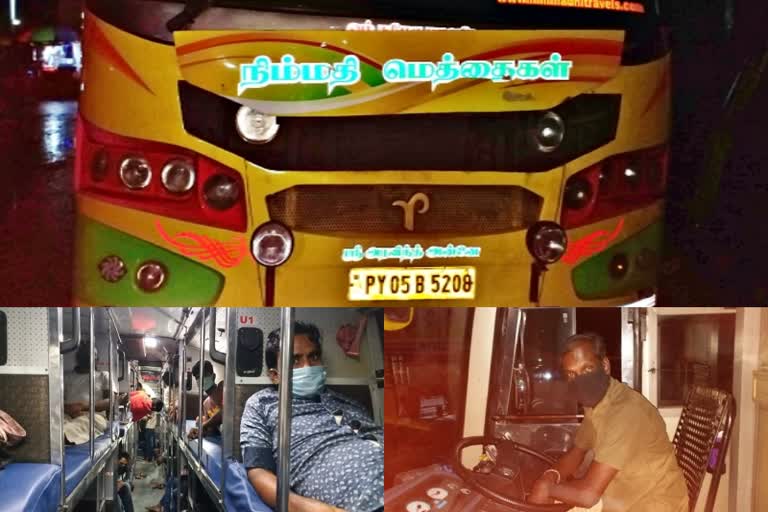 Company sent bus from Chennai to Bhagalpur to bring laborers