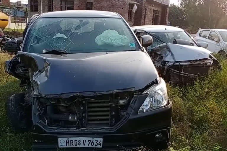 kaithal Car accident on chika patiala road, one killed, 6 seriously injured.