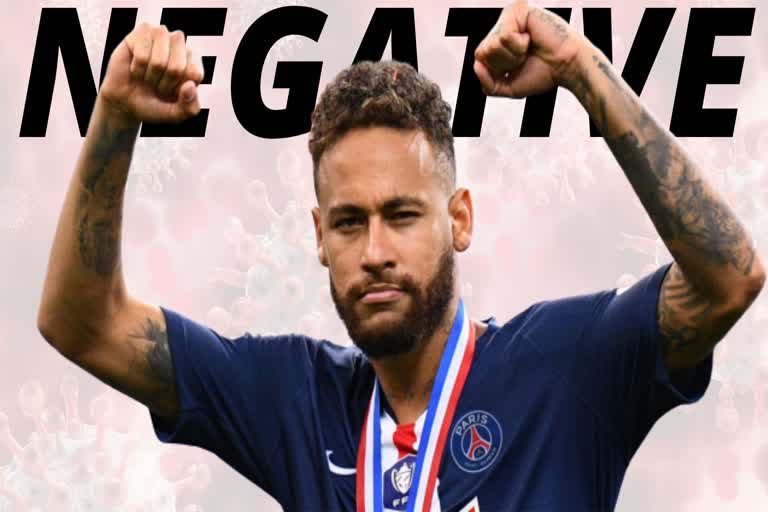 Neymar cleared of COVID-19, returns to training