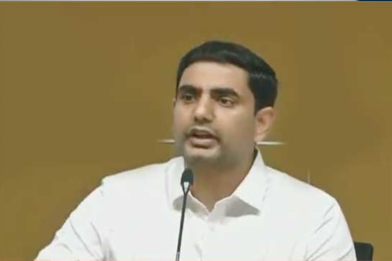 Lokesh Fires on police over cases on journalists