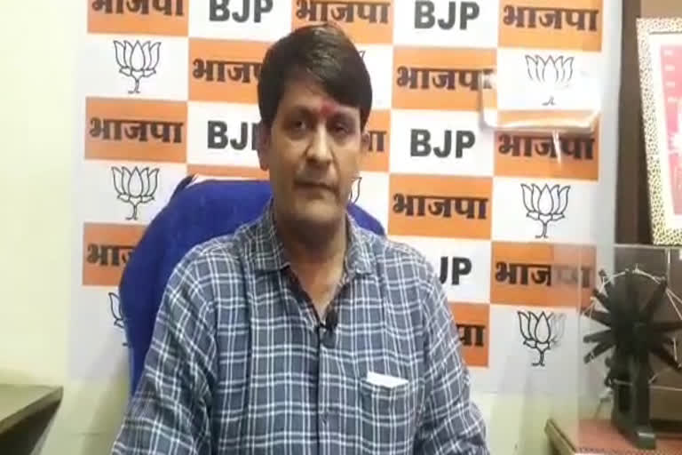 BJP spokesperson Ramlal Sharma targeted the state government