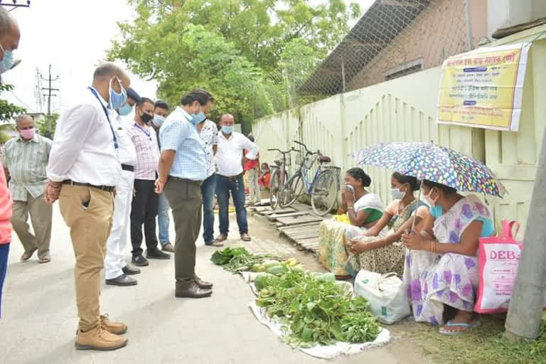 মঙলদৈত পুনৰ মুকলি হ’ল মহিলা বজাৰ