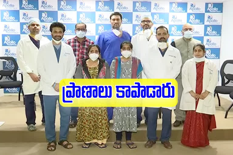 Rare liver transplant surgery is successful in apollo hospital jubilee hills hyderabad