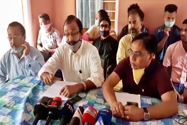 Pressmeet of AGP in Boko kamrup assam etv bharat news