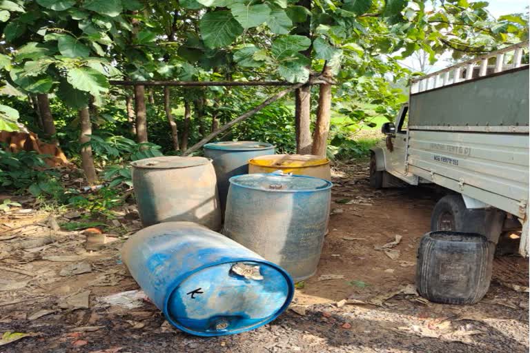 2400 liter kerosine sized in sambalpur