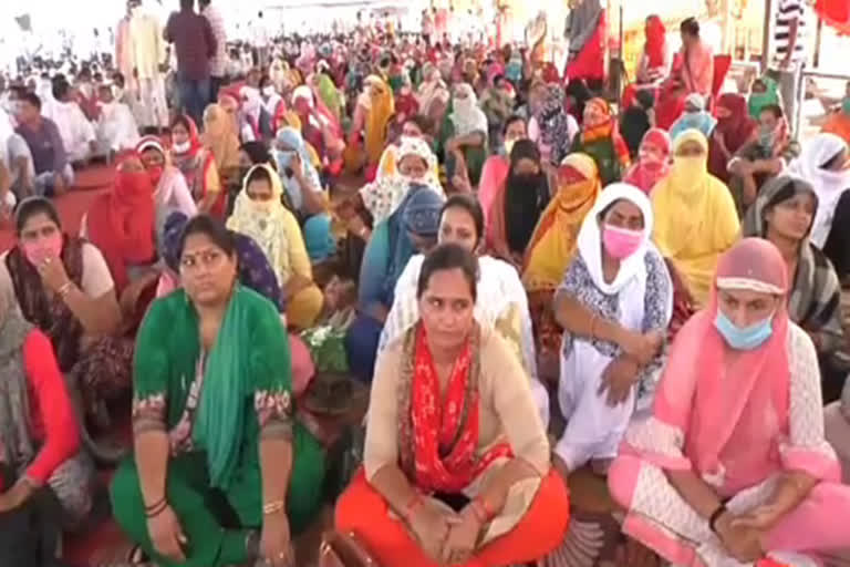 PTI teachers protest in karnal