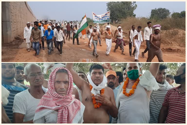 farmers-started-marching-on-delhi-meerut-expressway-demanding-equal-compensation