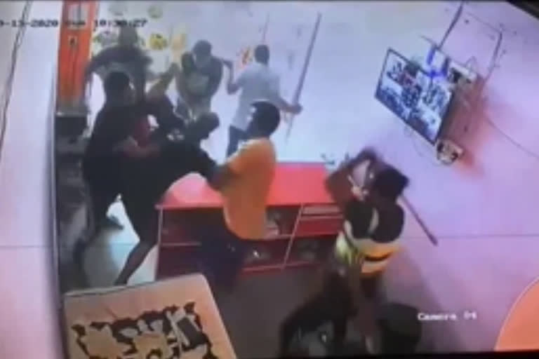 miscreants attacked shopkeeper for demand money in palwal