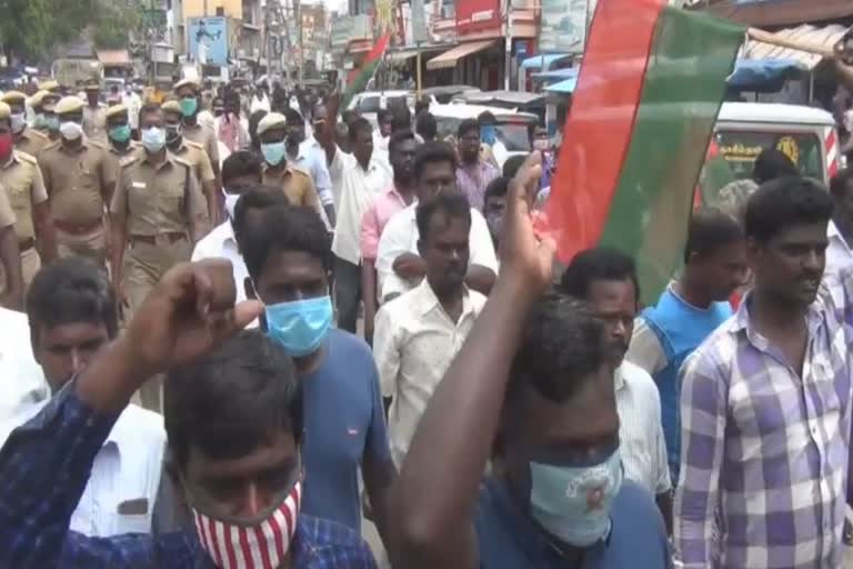 Public Protest in Virudhunagar