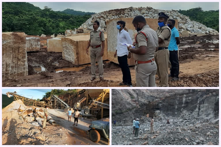 police inspections in quarries