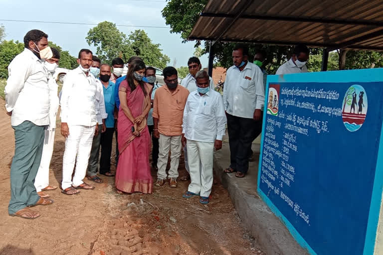 trainee collector garima agarwal at peddakandukur inspecting development works