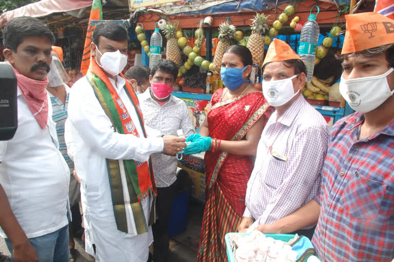 bjp leaders seva sapthah on modi birthday