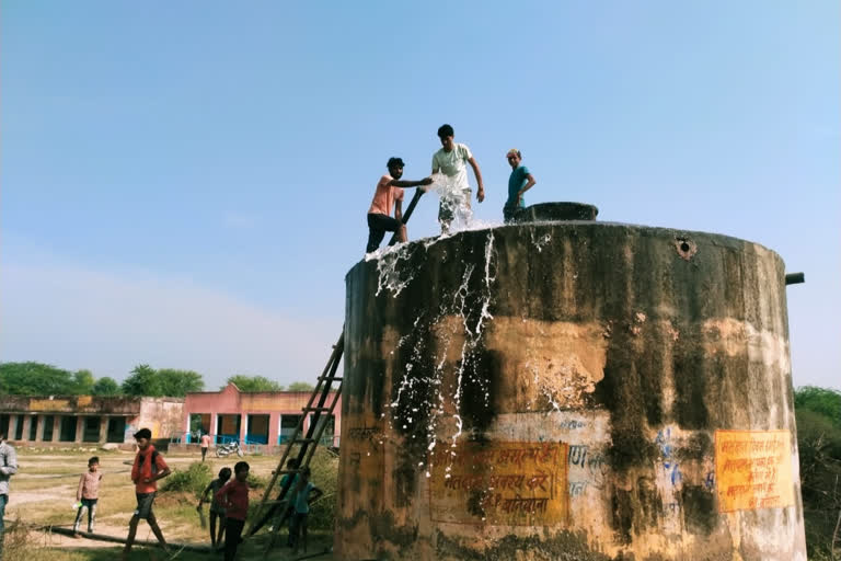 Dausa news, Water supply department, water tank