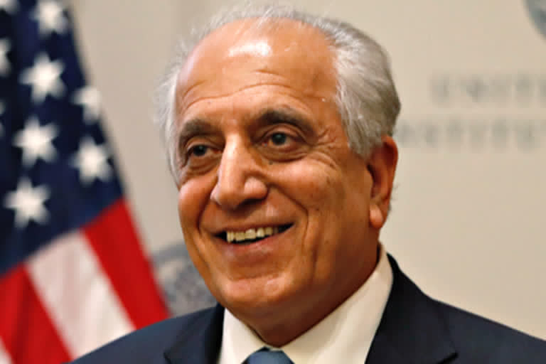 us special envoy zalmai khalilzad visits india today