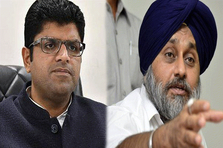 sukhbir badal met dushyant chautala regarding agriculture ordinance