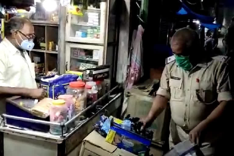 sdm raid on tobacco selling shops in chaibasa