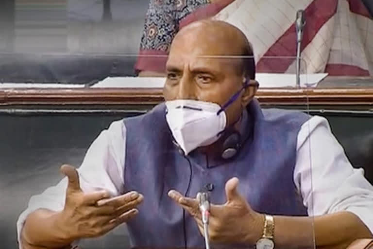 Defence Minister Rajnath Singh