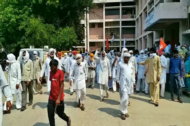 farmers protest in fatehabad