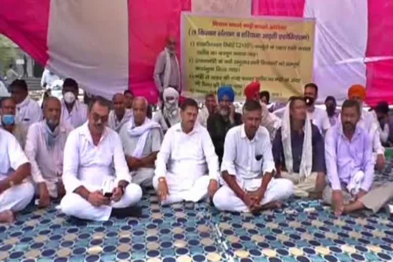 farmers protest against agriculture ordinance in karnal