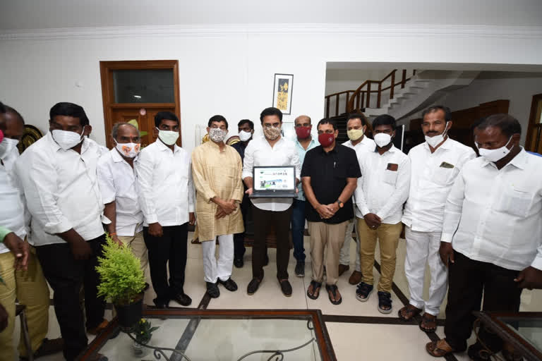 minister ktr inaugurated pothugal pacs website