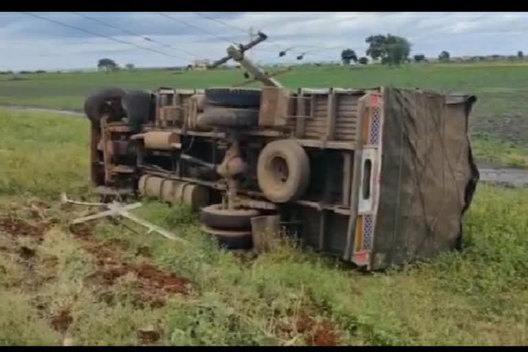 lorry accident in hubali