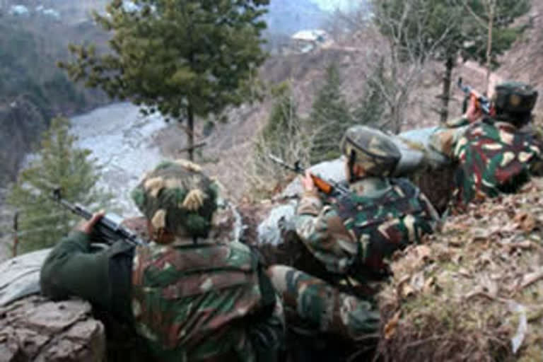 Three Army personnel injured  Pakistani troops  Pakistani troops violated ceasefire  ceasefire violation  അതിര്‍ത്തി  പാകിസ്ഥാൻ  ഇന്ത്യാ പാകിസ്ഥാൻ സംഘര്‍ഷം