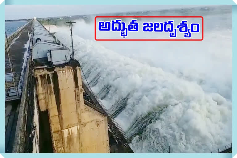 Flood to sriram sagar project 40 gates raised at nizamabad