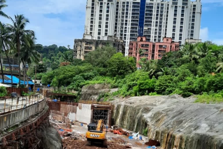 mubai : Aarey Metro shed site being cleared & closed