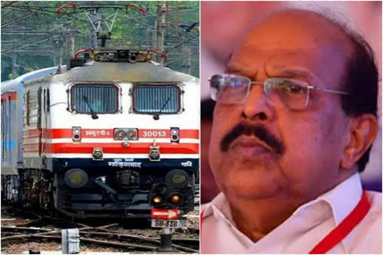 തിരുവനന്തപുരം  Thiruvananthapuram  trivandrum  railway  minister  G Sudhakaran  Alappuzha  intercity express  letter  piyush goyel  പീയൂഷ് ഗോയേൽ