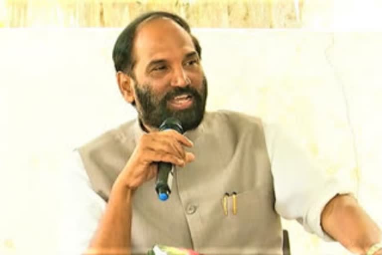 nalgonda mp uthamkumar reddy request to central for hyderabad-vizayawada railway line