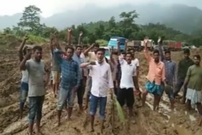 Protesters demand  over repair of Haflong-Silchar National Highway