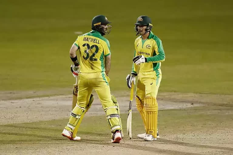 eng vs aus 3rd odi : maxwell and carey tons 212 runs highest partnership for the 6 th wicket