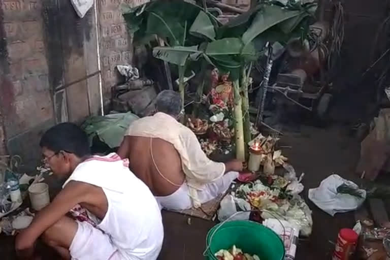 biswakarma puja celebration at nalbari muslim community man