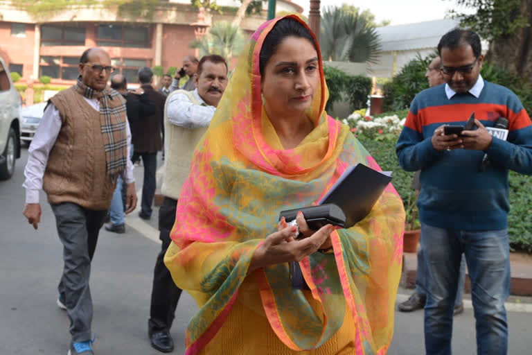 Union minister Harsimrat Kaur Badal