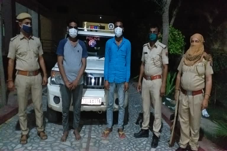 Murder accused arrested in Churu,  two murder accused arrested in churu