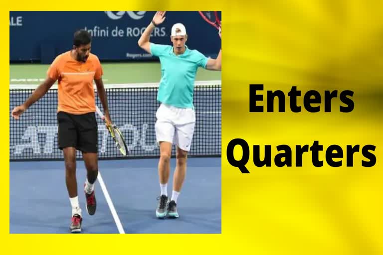 ITalian Open: Bopanna and shapovalov enters Quarter final