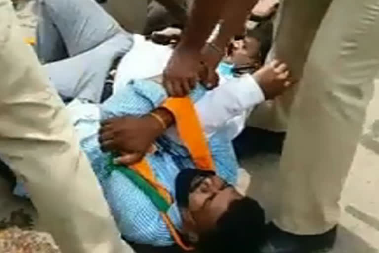 bjp mlc madhav arrest in amalapuram east godavari district