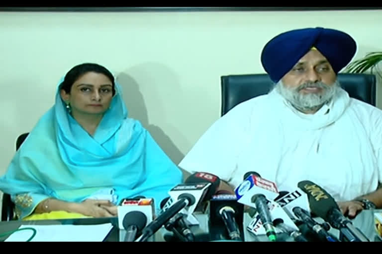 Struggle has just began, proud to stand with farmers: Harsimrat Kaur Badal