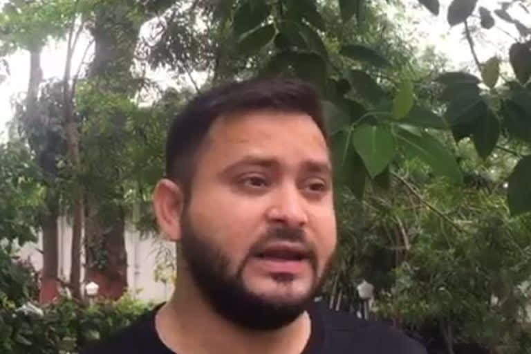 tejashwi yadav attack on cm nitish kumar regarding kishanganj bridge collapsed