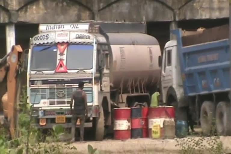 Theft of diesel from tankers