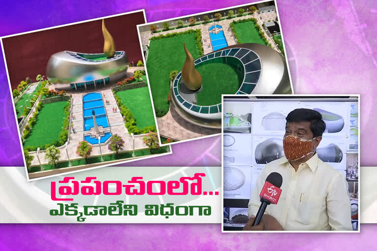 minister prashanth reddy interview on martyrs memorial in hyderabad