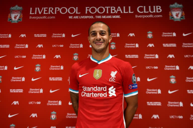 liverpool brings thiago news  midfielder thiago alcantara news  alcantara from bayern news  തിയാഗോയെ സ്വന്തമാക്കി ലിവര്‍പൂള്‍ വാര്‍ത്ത  മധ്യനിര താരം തിയാഗോ അല്‍കാന്‍റര വാര്‍ത്ത  ബയേണിന്‍റെ അല്‍കാന്‍റര വാര്‍ത്ത