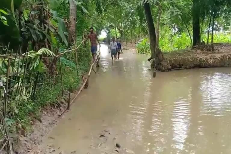 pathetic road condition at karimganj