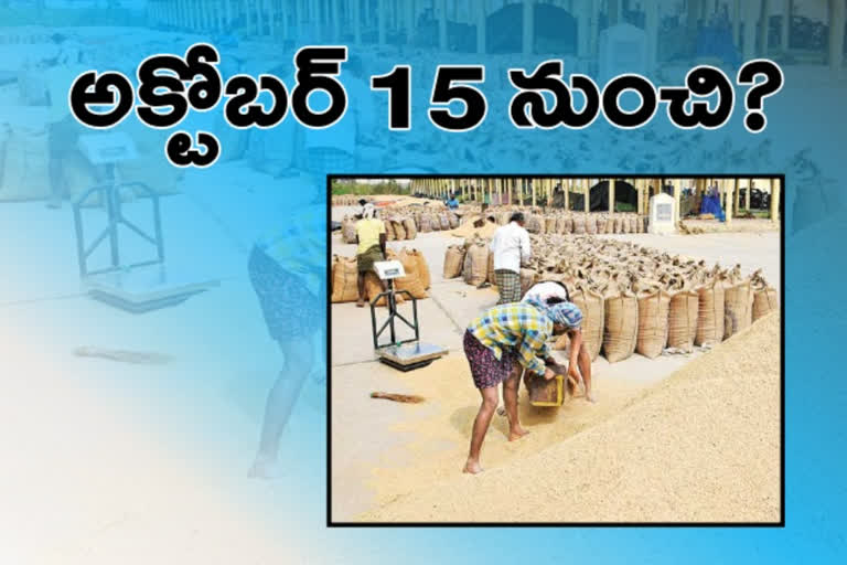 grain selling in telangana likely to start from October