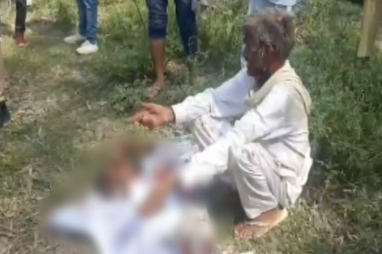 tractor hit old man in hanumangarh,  tractor hit old man