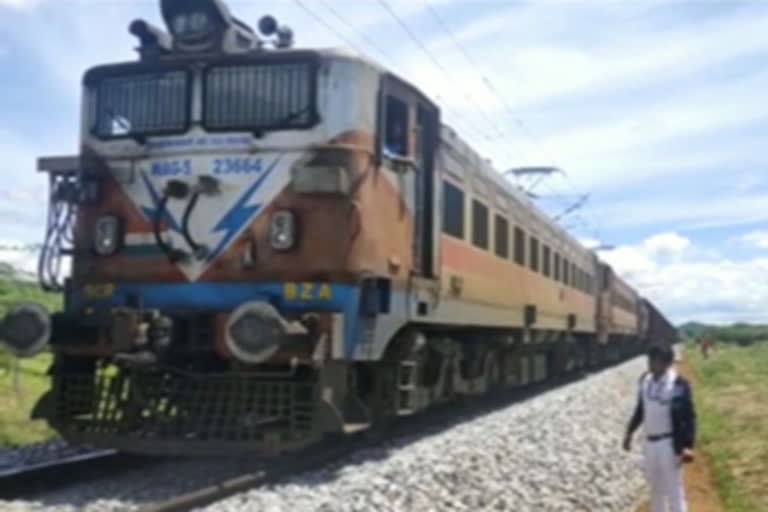 Missed accident to train at chennokothapalli