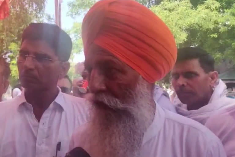 farmers protest in kaithal mini secretariat