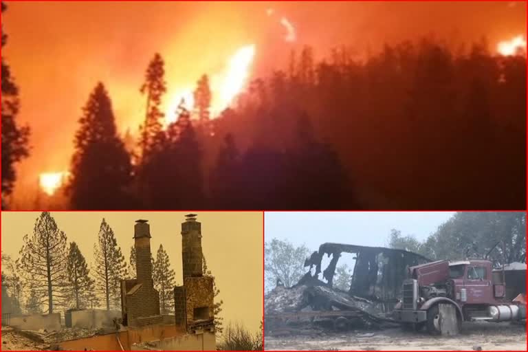 America wildfires: One of the firefighters was killed while trying to contain the blaze