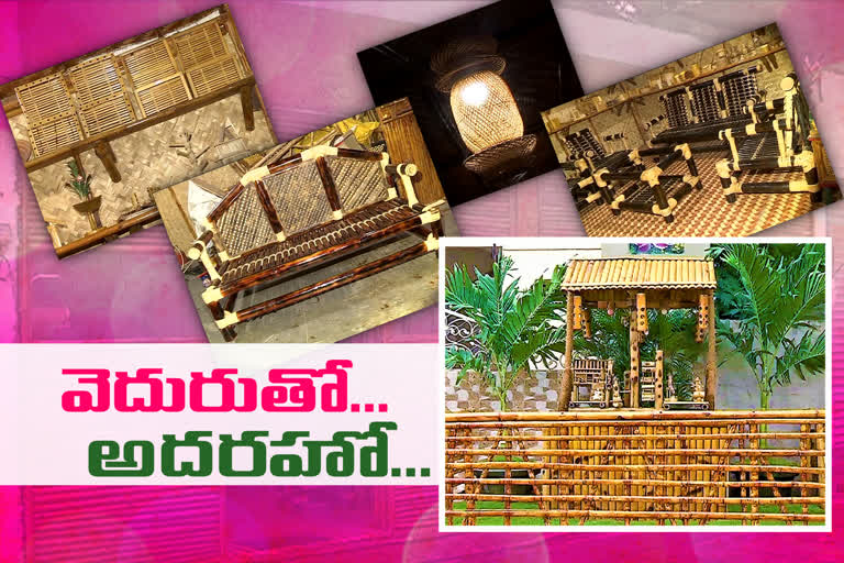 ADILABAD MAN BAMBOO ART SPECIAL STORY