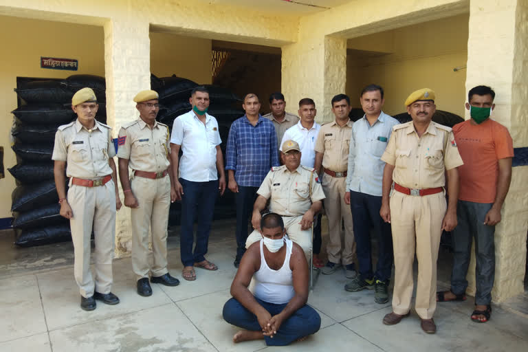 सांचोर में पुलिस ने पकड़ा अवैध डोडा पोस्त, Police caught illegal doda post in Sanchore